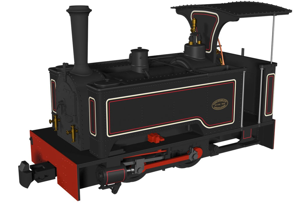 RAPIDO 986003 OO9 Kerr Stuart Sirdar Tank Locomotive – Lined Black