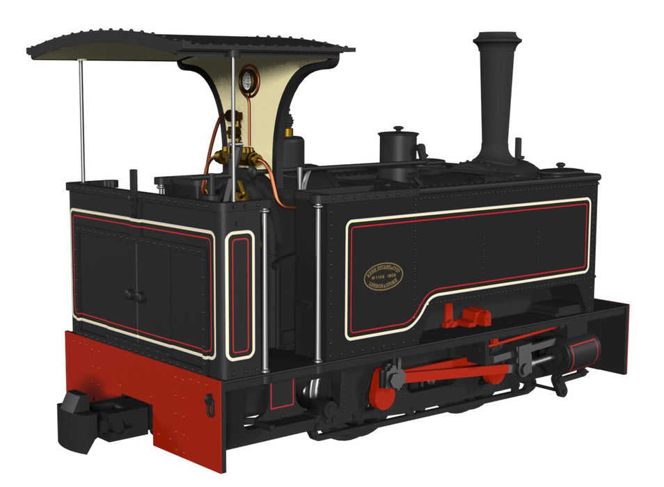 RAPIDO 986003 OO9 Kerr Stuart Sirdar Tank Locomotive – Lined Black