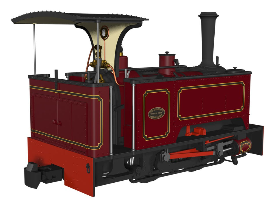 RAPIDO 986006 OO9 Gauge Kerr Stuart Sirdar Tank Locomotive – Lined Maroon