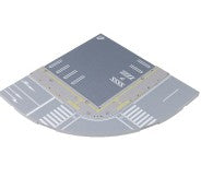 Kato 41-101 Unitram Quarter Circle Inner Road Plate (With Markings)