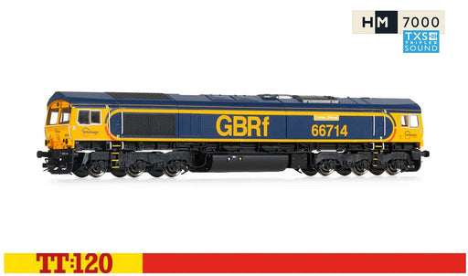 HORNBY TT3016TXSM GBRf, Class 66, Co-Co, 66714 'Cromer Lifeboat' Digital - Era 11 - With DCC Sound