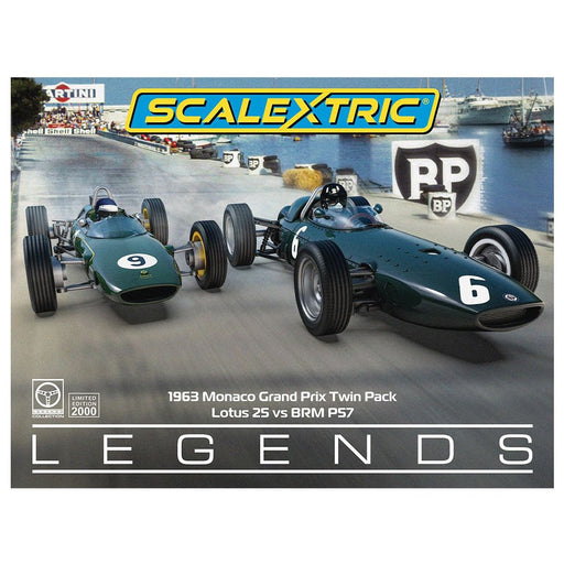 Scalextric C4580 1963 Monaco Carlo Grand Prix Twin Slot Car Pack