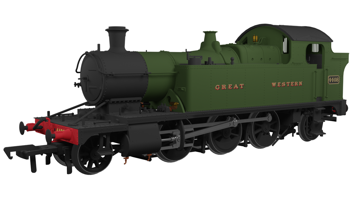 RAPIDO 951502 GWR 44xx Tank Locomotive #4408 - Great Western Green - With DCC Sound