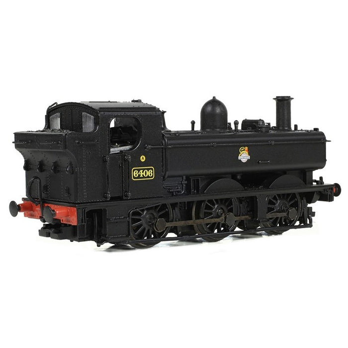 Graham Farish 371-986B GWR 64XX Pannier Tank Locomotive 6406 - BR Black (Early Emblem)
