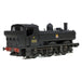 Graham Farish 371-986C GWR 64XX Pannier Tank Locomotive #6413 - BR Black (Early Emblem) Weathered