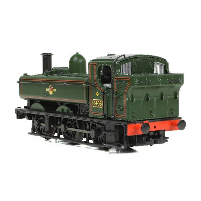 Graham Farish 371-987A GWR 64XX Pannier Tank Locomotive #6408 - BR Lined Green (Late Crest)