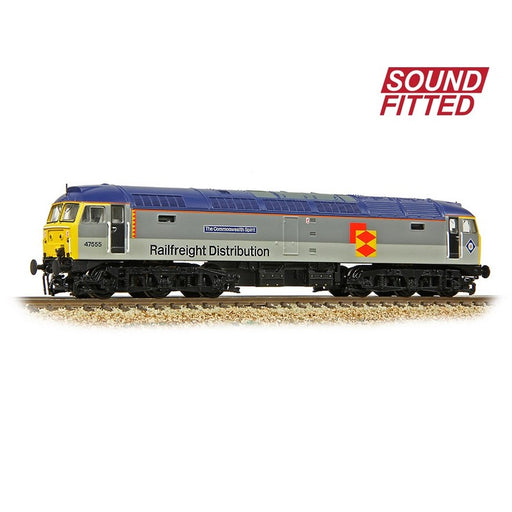 Graham Farish 372-263SF Class 47/4 Diesel Locomotive #47555 - 'The Commonwealth Spirit' BR RF Distribution European - With DCC Sound