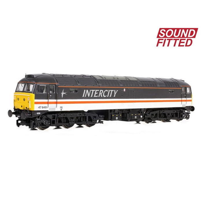 Graham Farish 372-266SF Class 47/4 Diesel Locomotive #47849 - BR InterCity (Swallow)