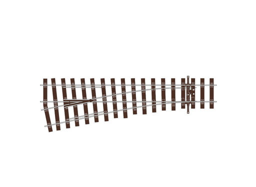 PECO SL-U1192 Bullhead OO Gauge Small Radius Left Hand Code 75 turnout