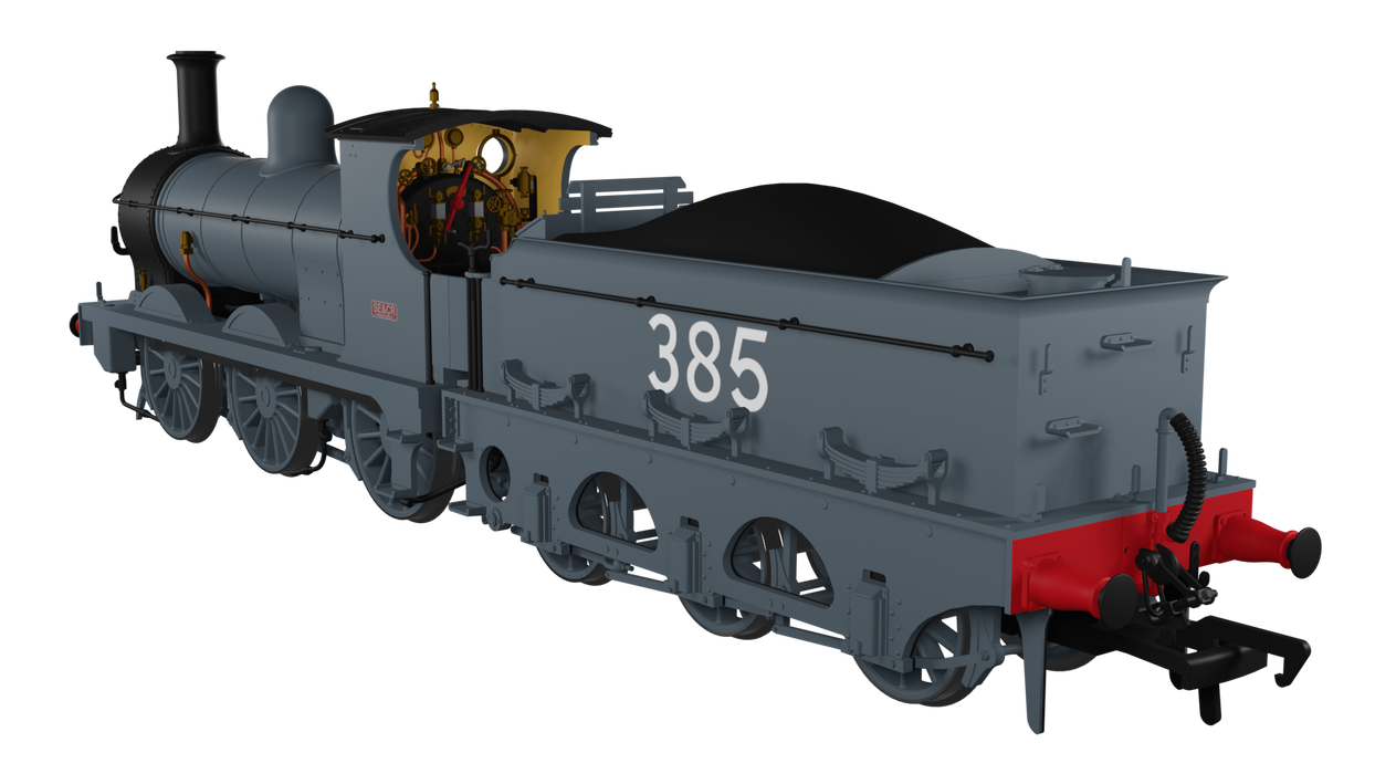 Rapido 966503 SECR O1 Class Steam Locomotive - No. 385 SECR Grey - With DCC sound
