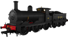 Rapido 966508 SECR O1 Class Steam Locomotive - No.100 East Kent Railway Black - With DCC sound
