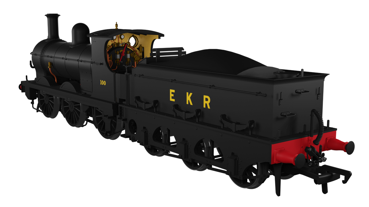 Rapido 966508 SECR O1 Class Steam Locomotive - No.100 East Kent Railway Black - With DCC sound