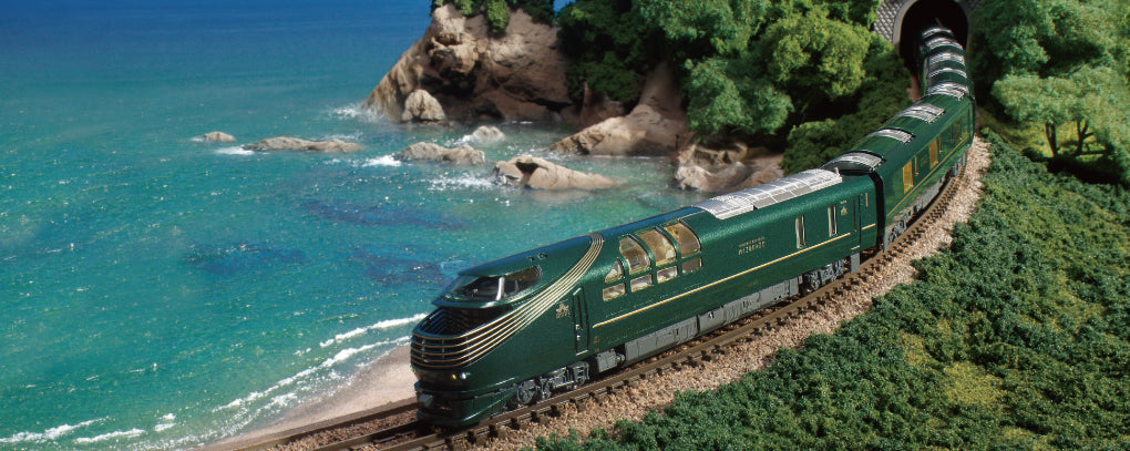 Kato 10-1966 87 Series Twilight Express Passenger Train - 6 Car Add On Rolling Stock Set