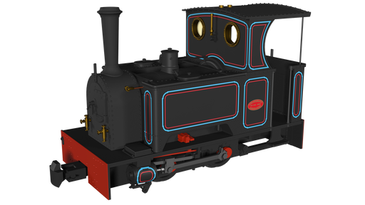 RAPIDO 986201 Kerr Stuart ‘What If’ Short Tank Sirdar Steam Locomotive – Penrhyn Lined Black