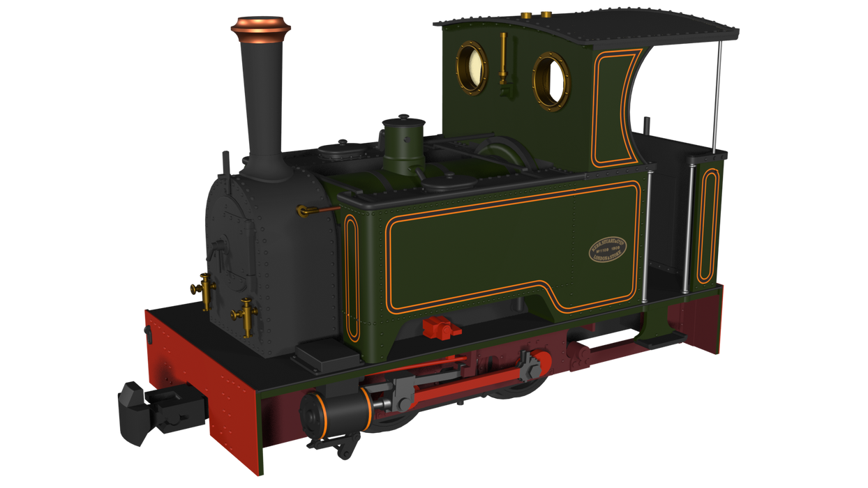 RAPIDO 986204 Kerr Stuart ‘What If’ Short Tank Sirdar – Lined Green