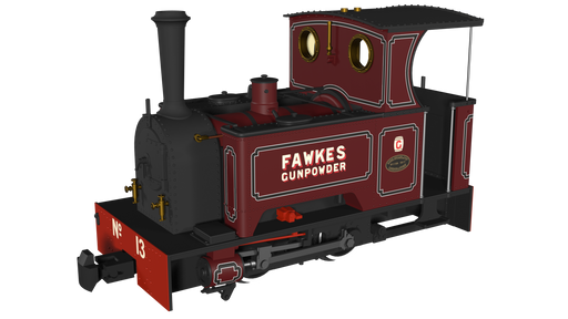 RAPIDO 986206 Kerr Stuart ‘What If’ Short Tank Sirdar – G. Fawkes Lined Maroon