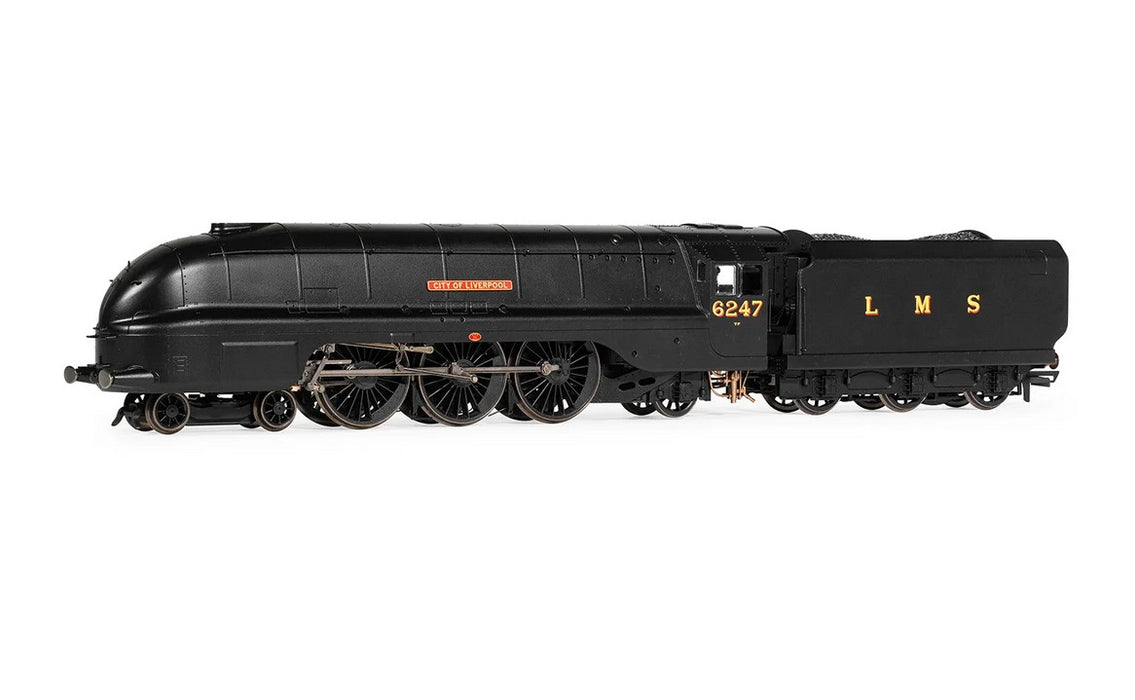 HORNBY R30453 LMS - Streamlined Coronation Class Steam Locomotive - 6247 'City of Liverpool' (VE Day 80th Anniversary)
