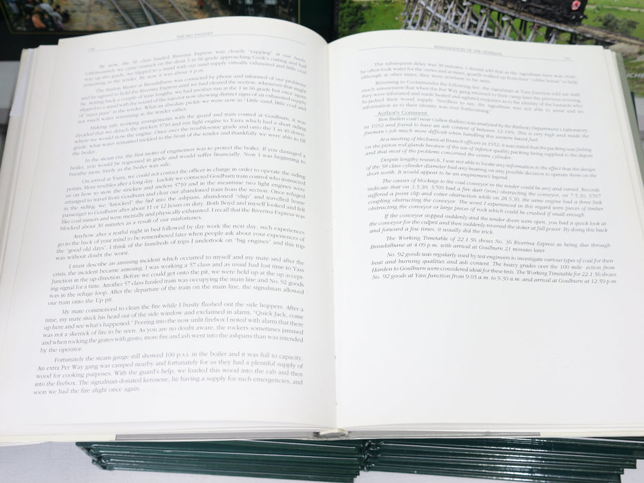 Book Second Hand The Big Engines by K T Groves (hard cover slight damage to dust jacket)