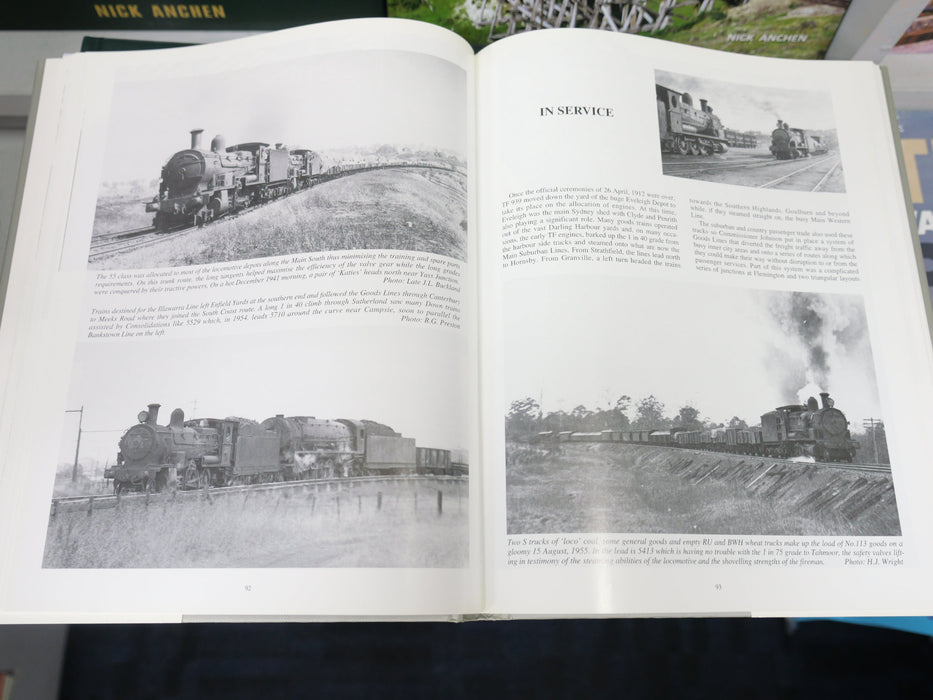 Book Second hand Standards in Steam The 53 and 55 class NSWGR by R G Preston (hard cover)