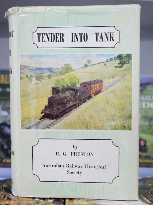 Book Second Hand Tender into Tank by RG Preston (hardcover)