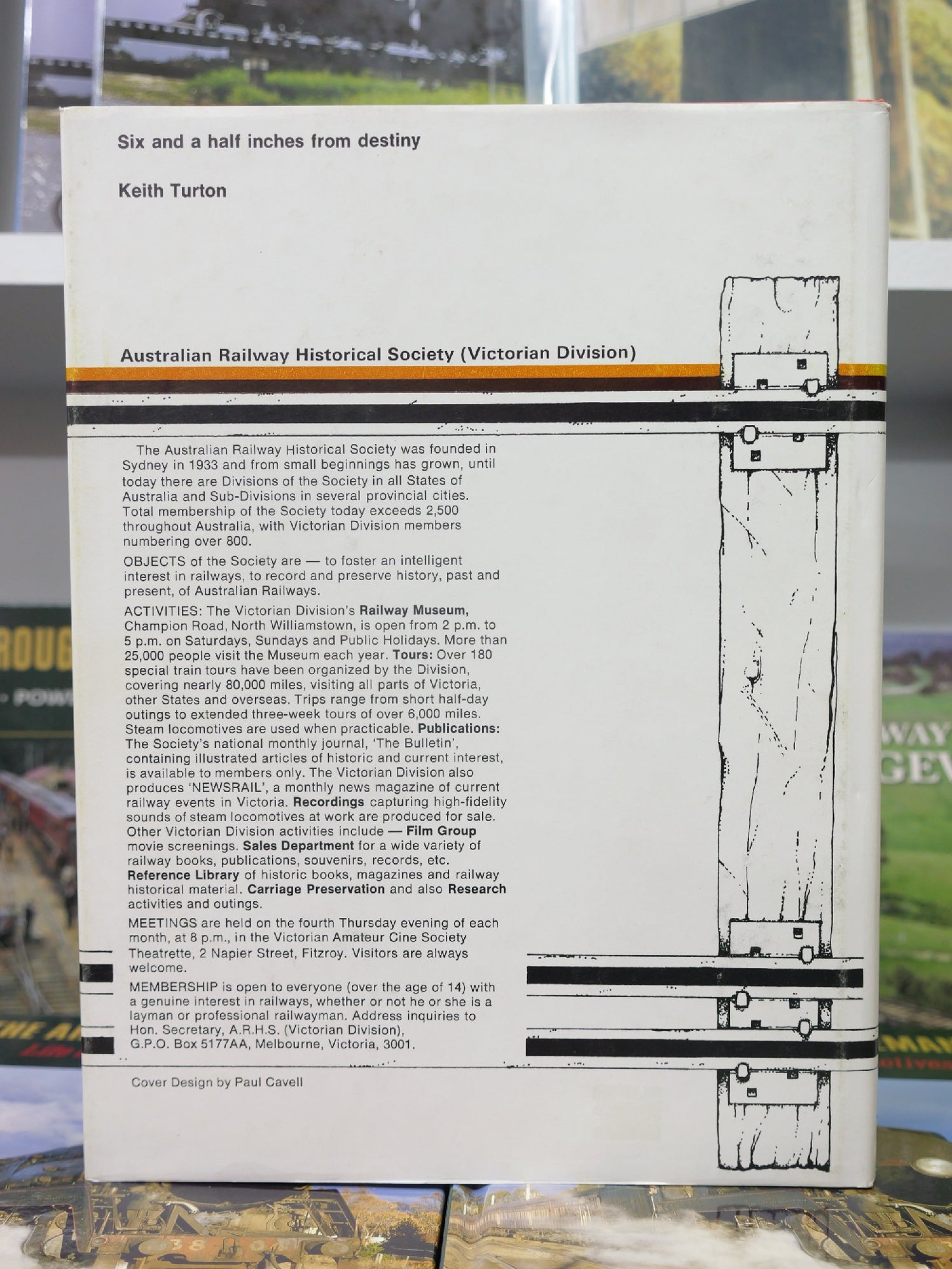 Book Second Hand Six and a half Inches from Destiny by Keith Turton (h ...