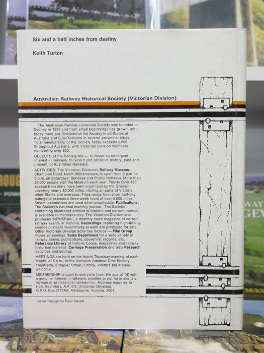 Book Second Hand Six and a half Inches from Destiny by Keith Turton (hard cover)