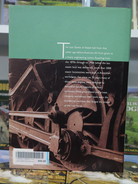 Book Second Hand Giants of Steam , Australia's Last by David Burke (hard cover)