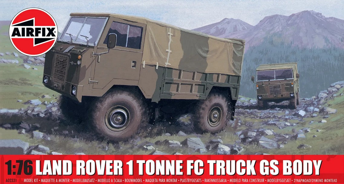 AIRFIX A02331 Land Rover 1 Tonne FC Truck G.S. Body 1:76