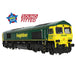 Branchline 50-002SF Class 66/6 Diesel Locomotive #66606 - Freightliner Green With DCC Sound