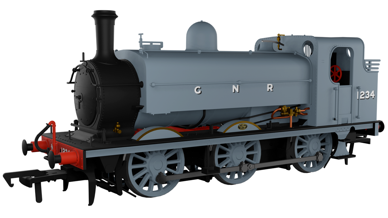 Rapido 958002 GNR J13 0-6-0T Steam Locomotive - Grey No.1234