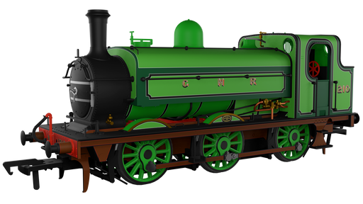 Rapido 958501 GNR J13 0-6-0T Steam Locomotive - Green No.1210 With DCC Sound