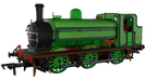 Rapido 958512 GNR J13 0-6-0T Steam Locomotive - Green No.1247 With DCC Sound