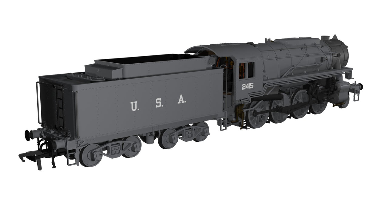 RAPIDO 926502 USATC S160 Steam Locomotive No.2415 - With DCC Sound
