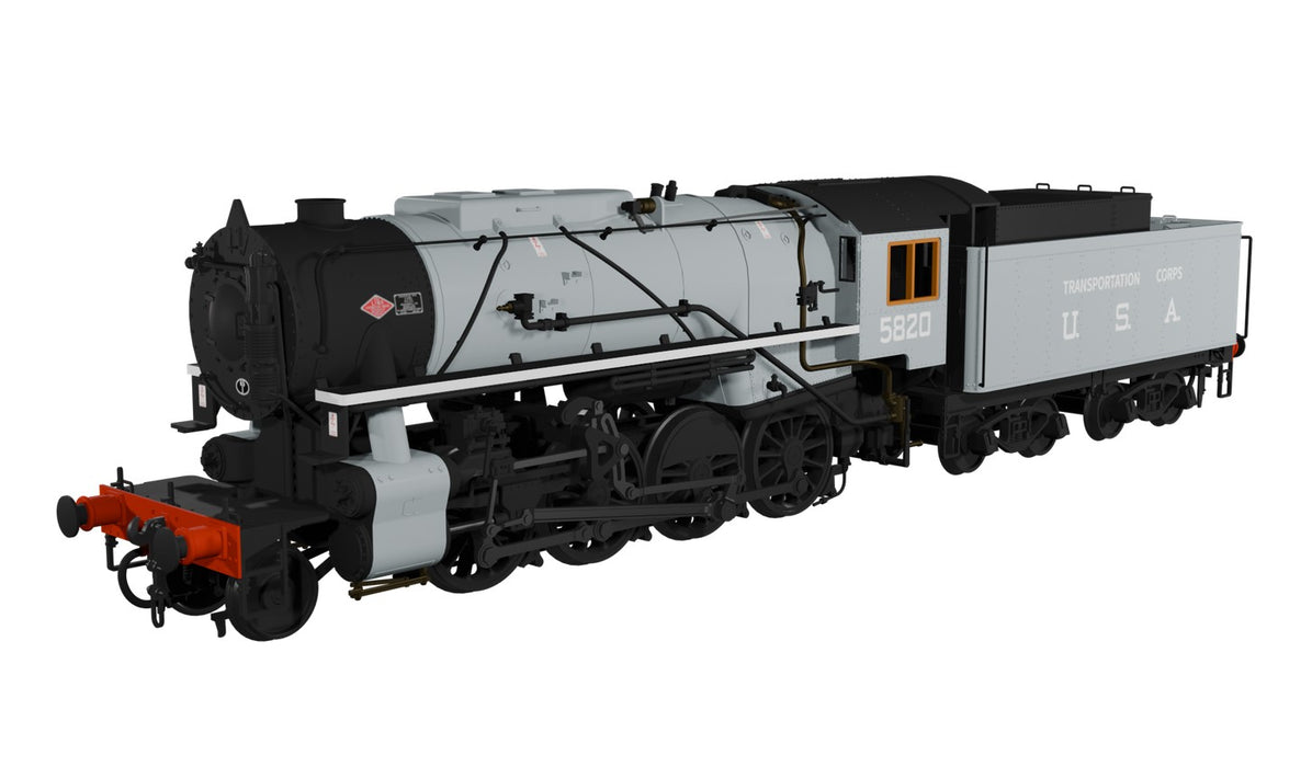 RAPIDO 926006 USATC S160 Steam Locomotive No.5820 ‘Big Jim’ (as preserved)