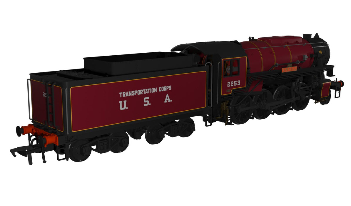 RAPIDO 926008 USATC S160 Steam Locomotive No.2253' Omaha’ (as preserved)