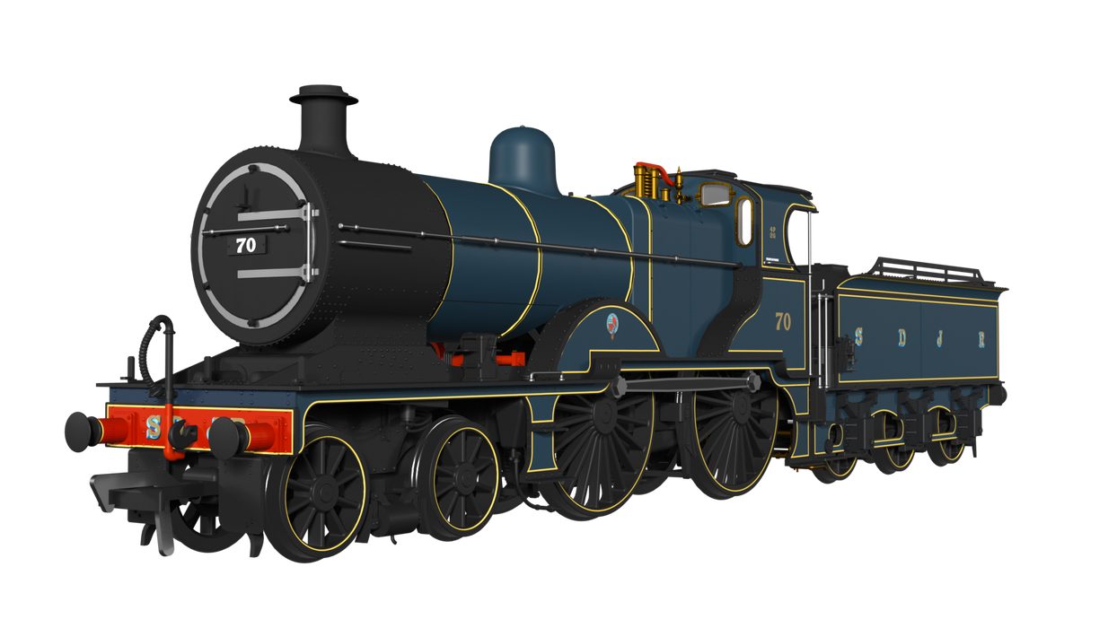 RAPIDO 974004 MR 483 Steam Locomotive No.70 SDJR Blue