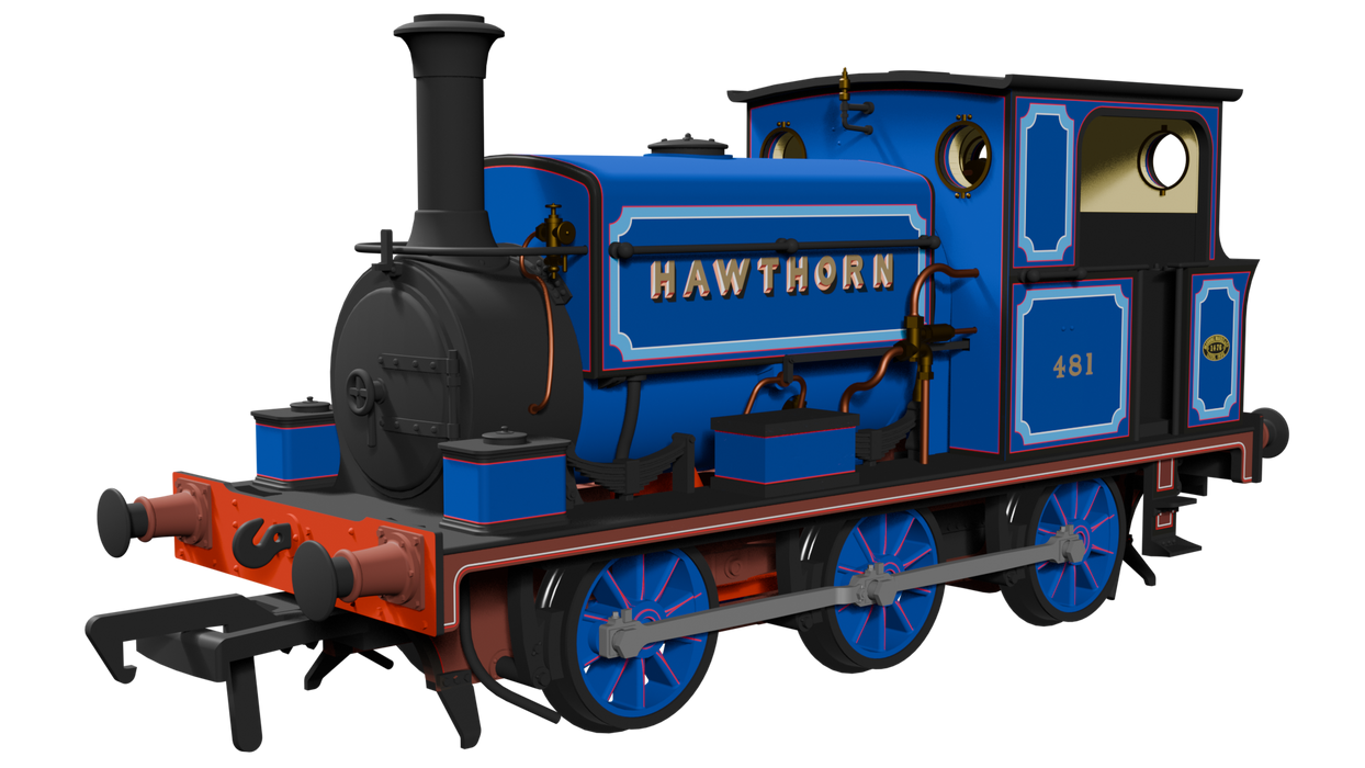 RAPIDO 960510 Manning Wardle L Class Steam Locomotive – Hawthorn (what-if) - With DCC Sound