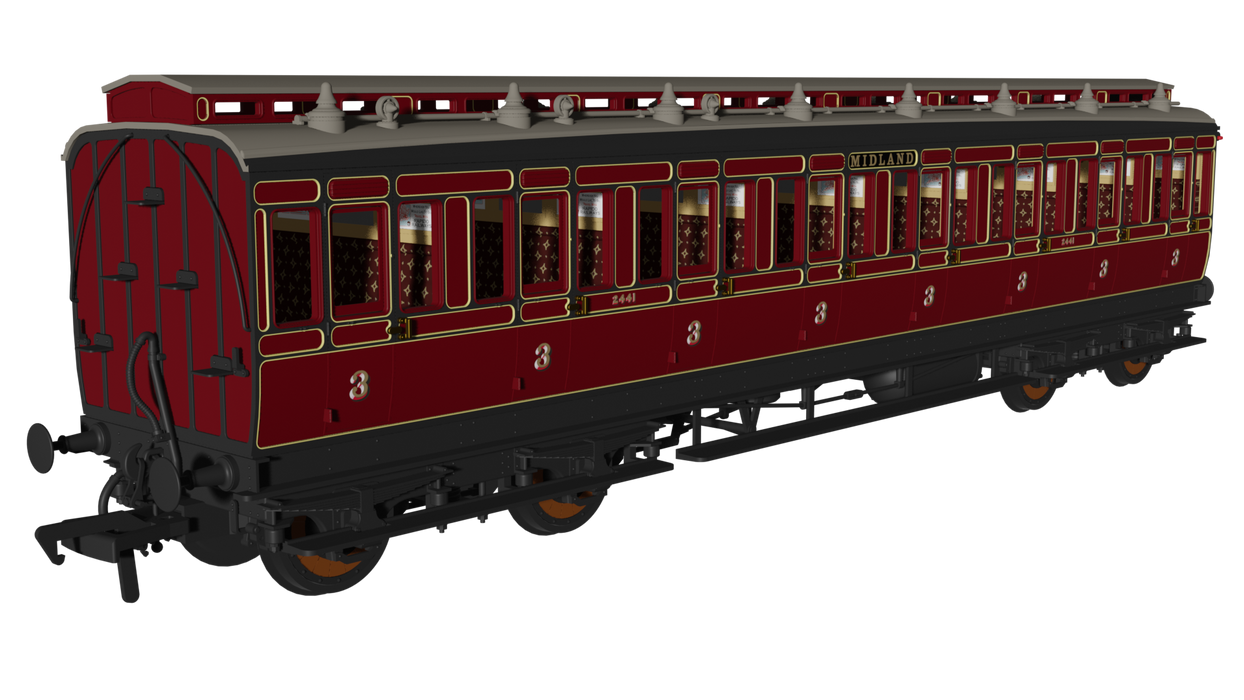 RAPIDO 978005 MR ‘Evolution’ Non-Corridor Carriage Pack (3pcs)