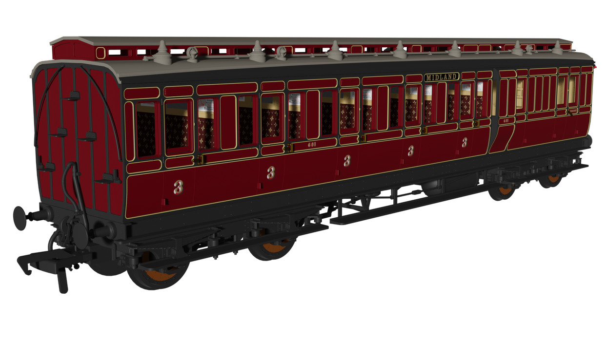 RAPIDO 978005 MR ‘Evolution’ Non-Corridor Carriage Pack (3pcs)