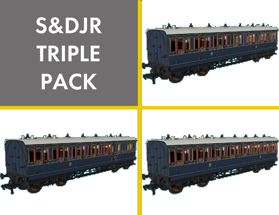 RAPIDO 978025 SDJR ‘Evolution’ Non-Corridor Carriage Pack (3pcs)