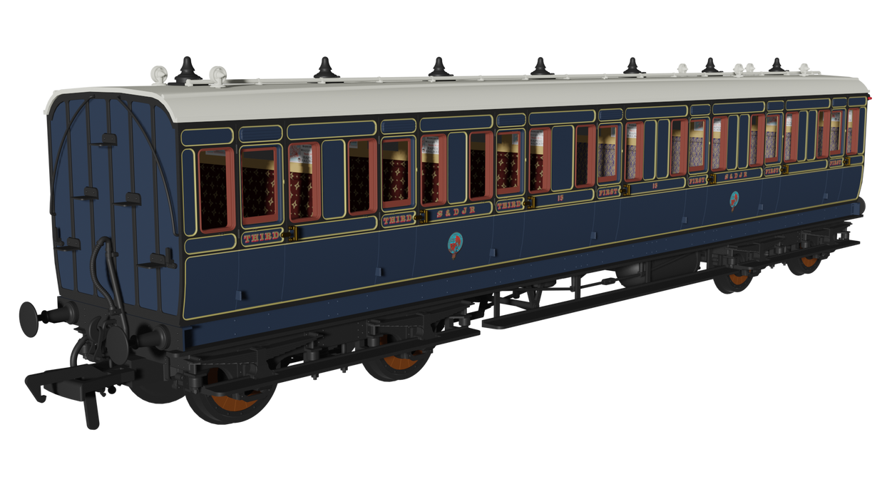 RAPIDO 978025 SDJR ‘Evolution’ Non-Corridor Carriage Pack (3pcs)