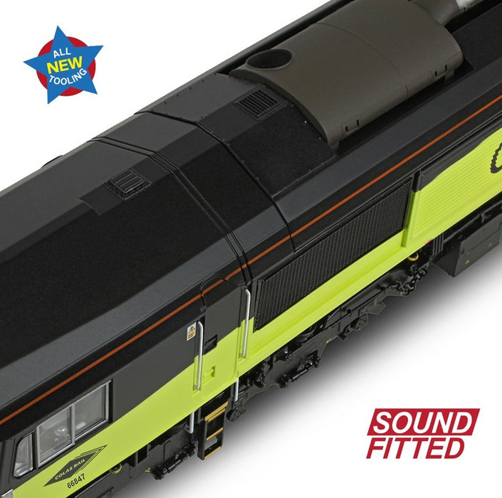 Branchline 50-004SF Class 66/8 Disel Locomotive #66847 - 'Terry Baker' Colas Rail Freight - With DCC Sound