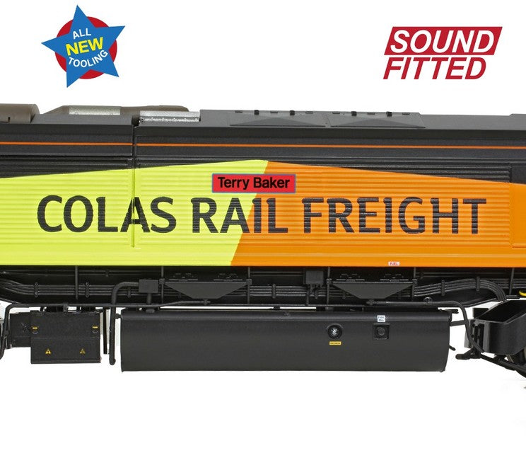 Branchline 50-004SF Class 66/8 Disel Locomotive #66847 - 'Terry Baker' Colas Rail Freight - With DCC Sound