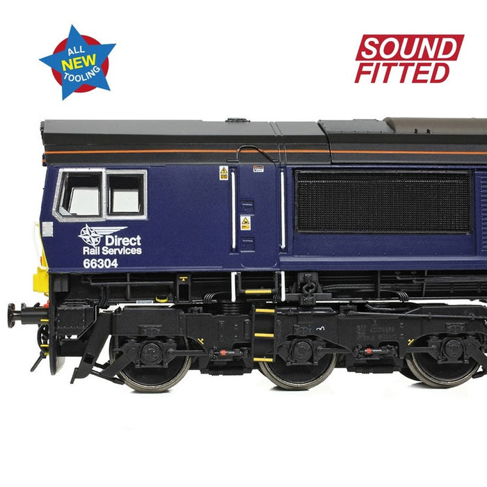 Branchline 50-009SF Class 66/3 66304 DRS Compass (Small Logo) - With DCC Sound