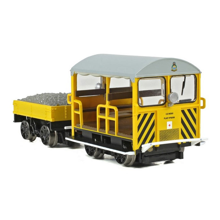 Branchline 32-993A Wickham Type 27 Trolley Car BR Departmental Yellow (Wasp Stripes)