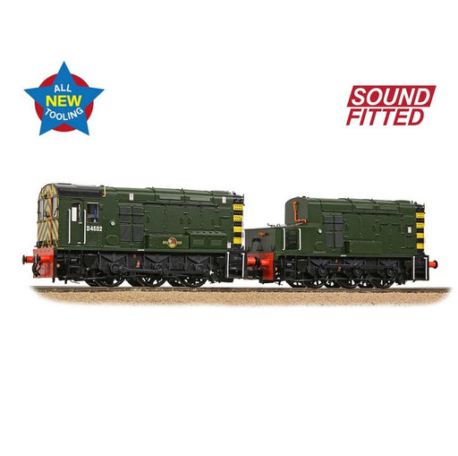Branchline 35-945SF Class 13 Diesel Locomotive D4502 BR Green (Wasp Stripes) - With DCC Sound