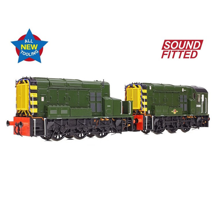 Branchline 35-945SF Class 13 Diesel Locomotive D4502 BR Green (Wasp Stripes) - With DCC Sound