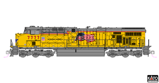 Kato 176-8967 GE ES44AC Diesel Locomotive - #7777 Union Pacific