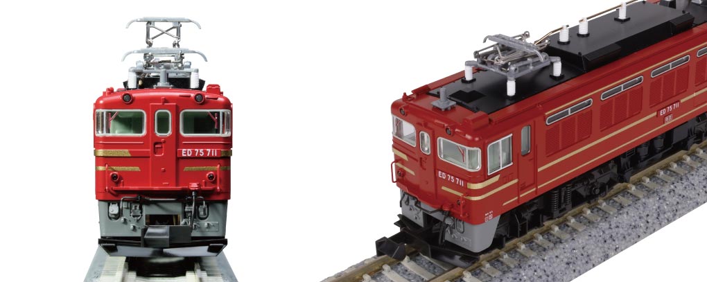 Kato 3075-6 ED75-700 Electric Locomotive - Early Version Orient Saloon Livery