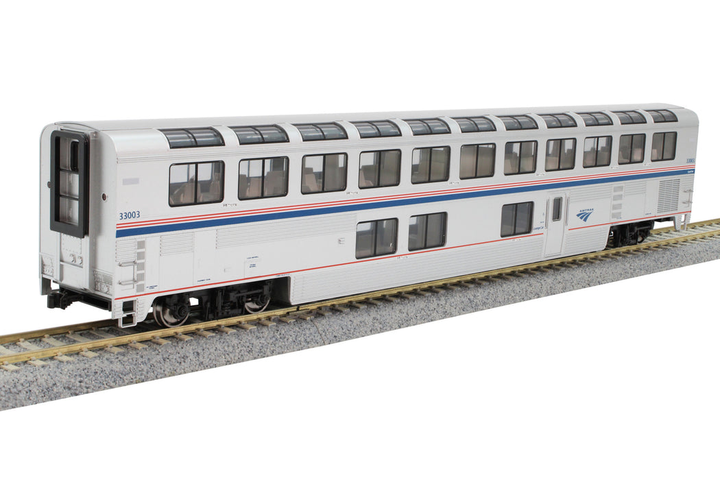 Kato 35-6066 (HO) Amtrack Superliner I Lounge PhVI #33003
